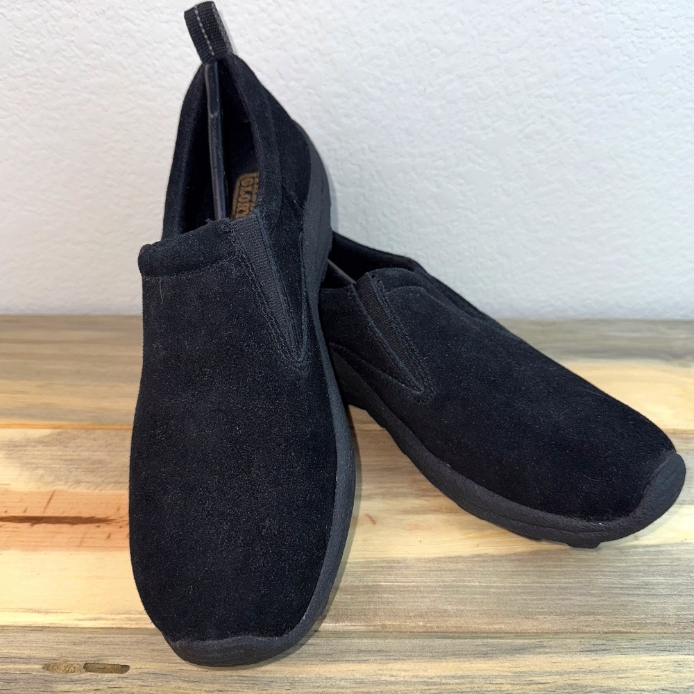 NWT Suede Black Slip On Shoes Size 8.5 - Picture 5 of 12